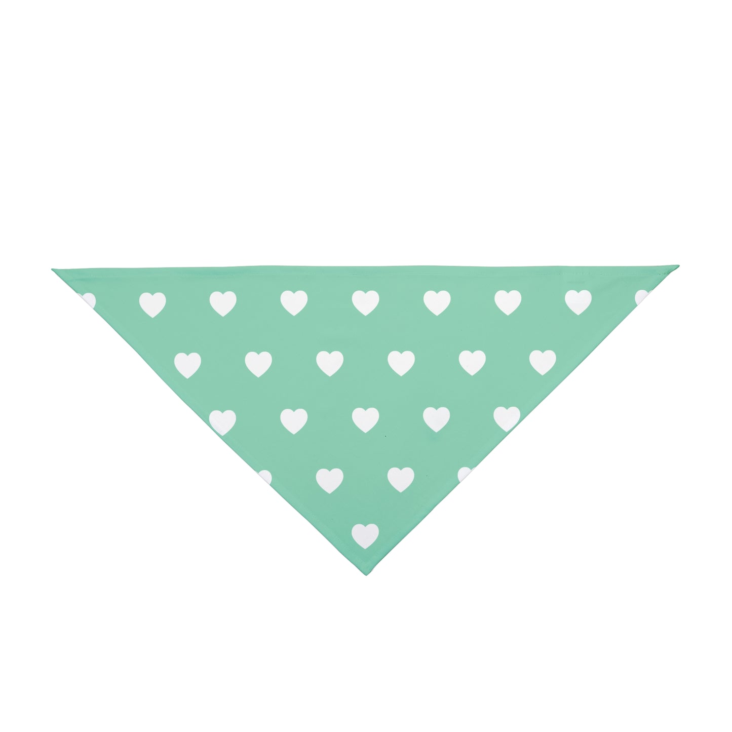 Love Heart Pattern Pet Bandana - Cute Puppy Accessory