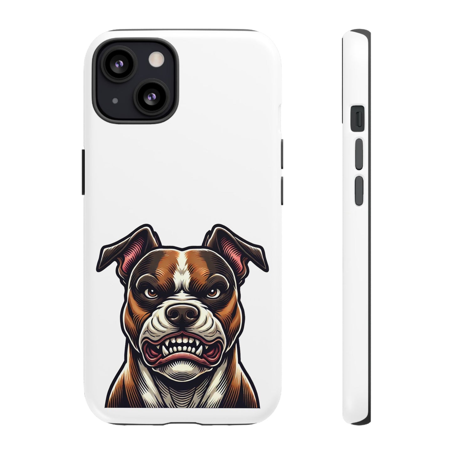 Tough Cases: Pit Bull Design Phone Case for Animal Lovers