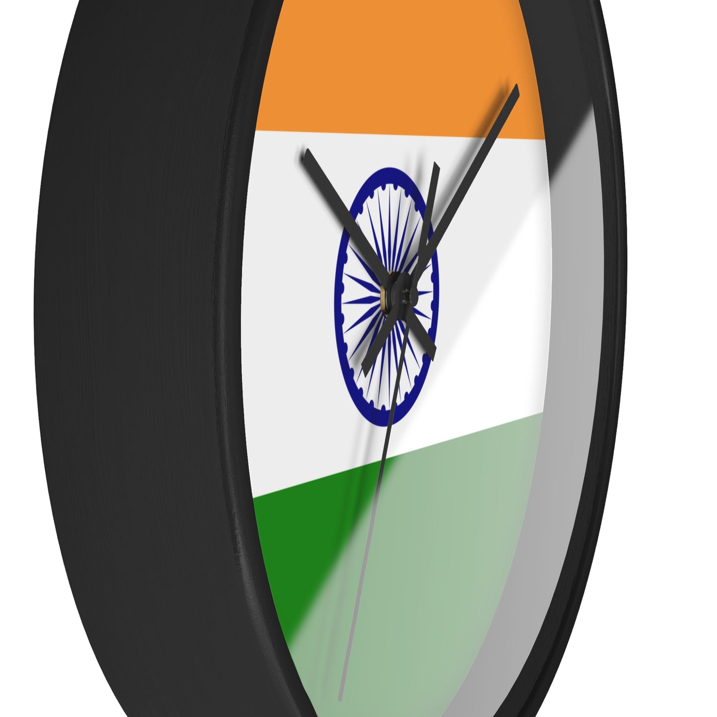 Indian Flag Wall Clock - Vibrant Home Decor for Patriotism and Celebrations