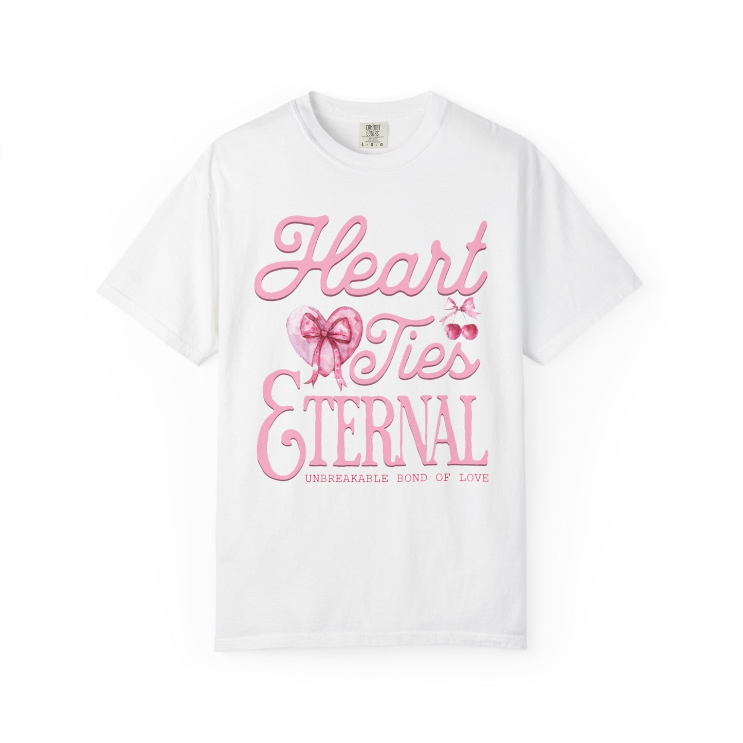 Women Love Vibes T-Shirt - 'Heart Ties Eternal' - Valentine's Day