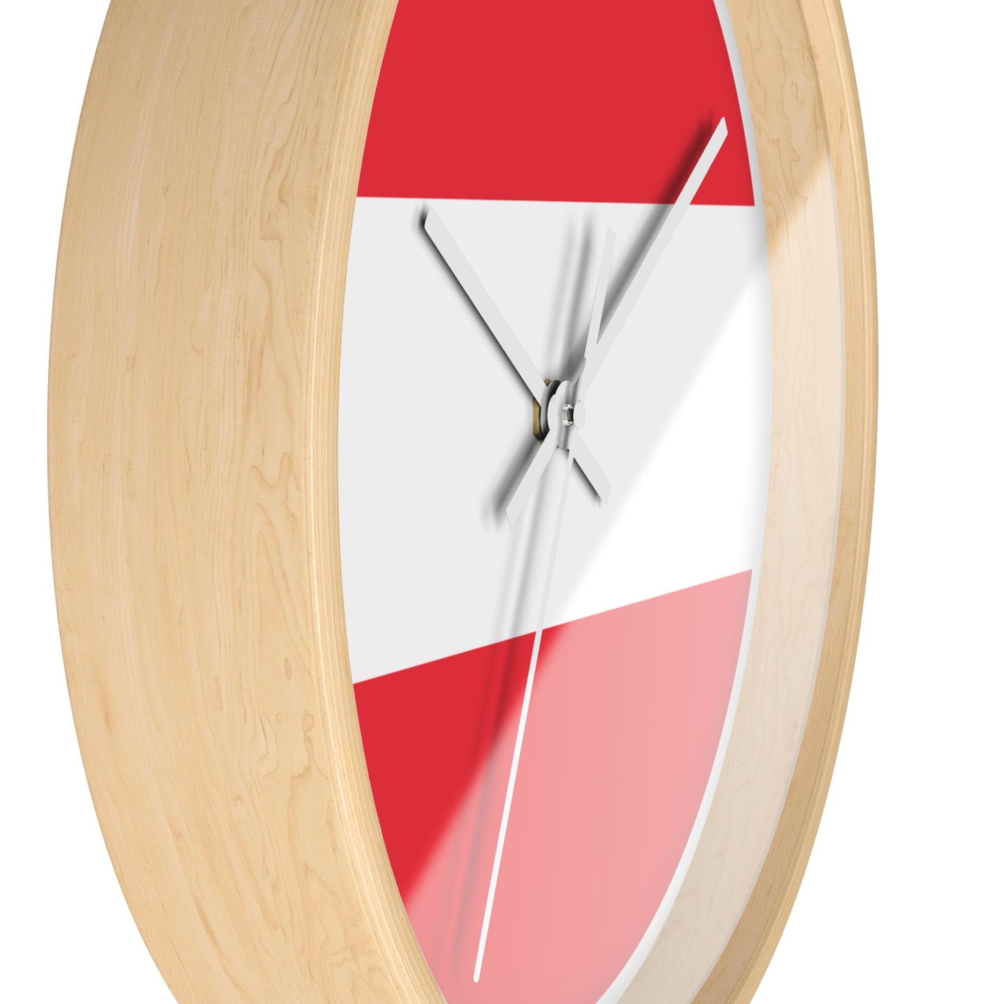 Austrian Flag Wall Clock - Unique Home Decor for Austria Lovers