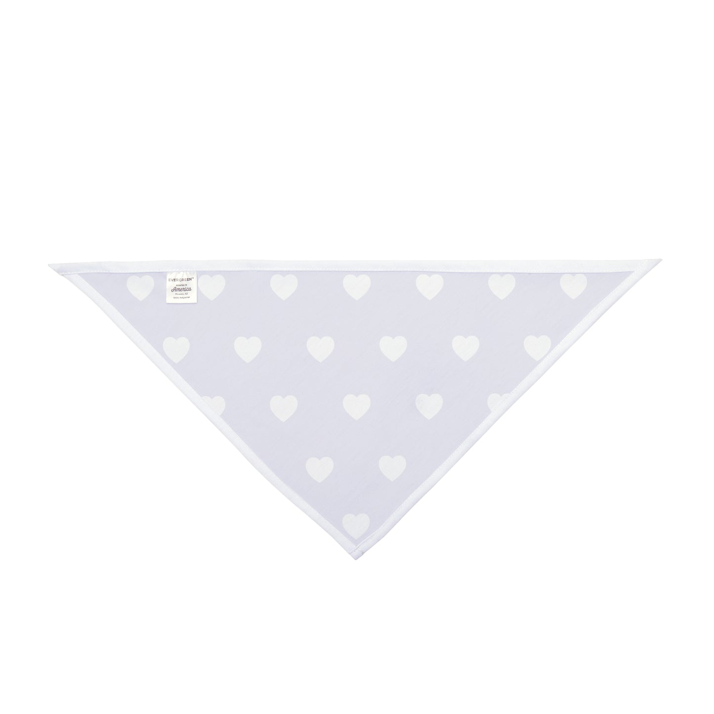 Love Heart Pattern Pet Bandana - Cute Puppy Accessory