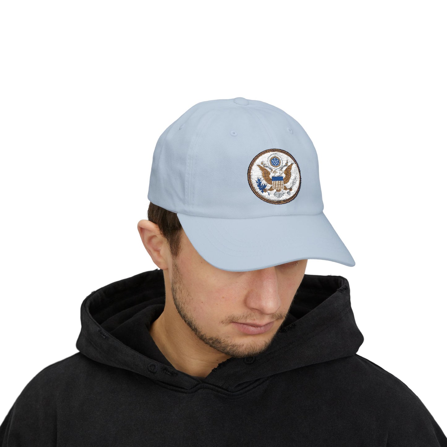 Classic Dad Cap with United States Seal - Casual Style for Patriotic Days