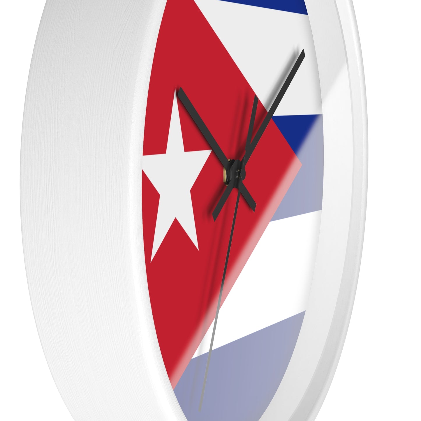 Cuban Flag Wall Clock – Vibrant Decor for Home & Office