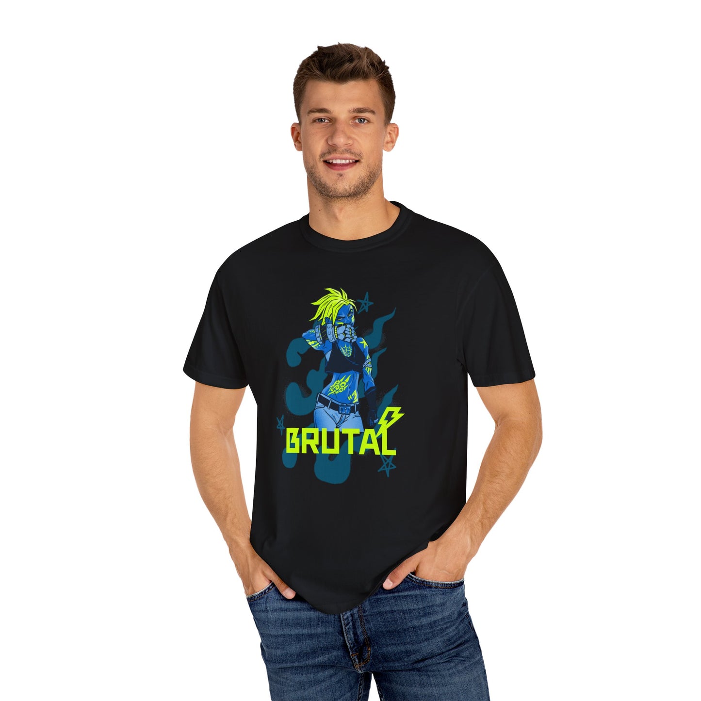 Brutal Graphic Unisex T-Shirt - Bold, Vibrant Design for Music Lovers & Gamers