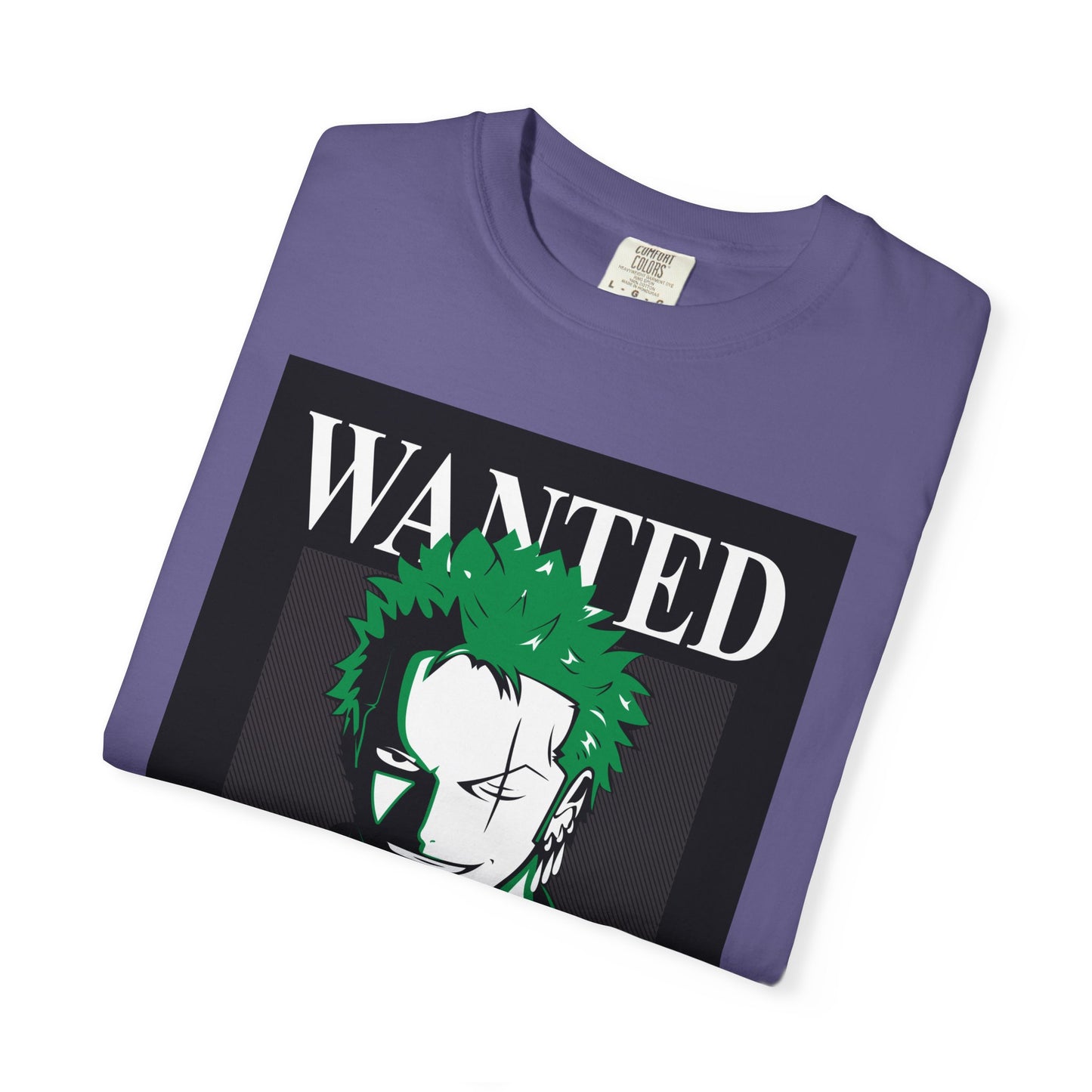 Unisex Wanted Roronoa Zoro T-Shirt Perfect for Fans, Casual Wear, and Gifting