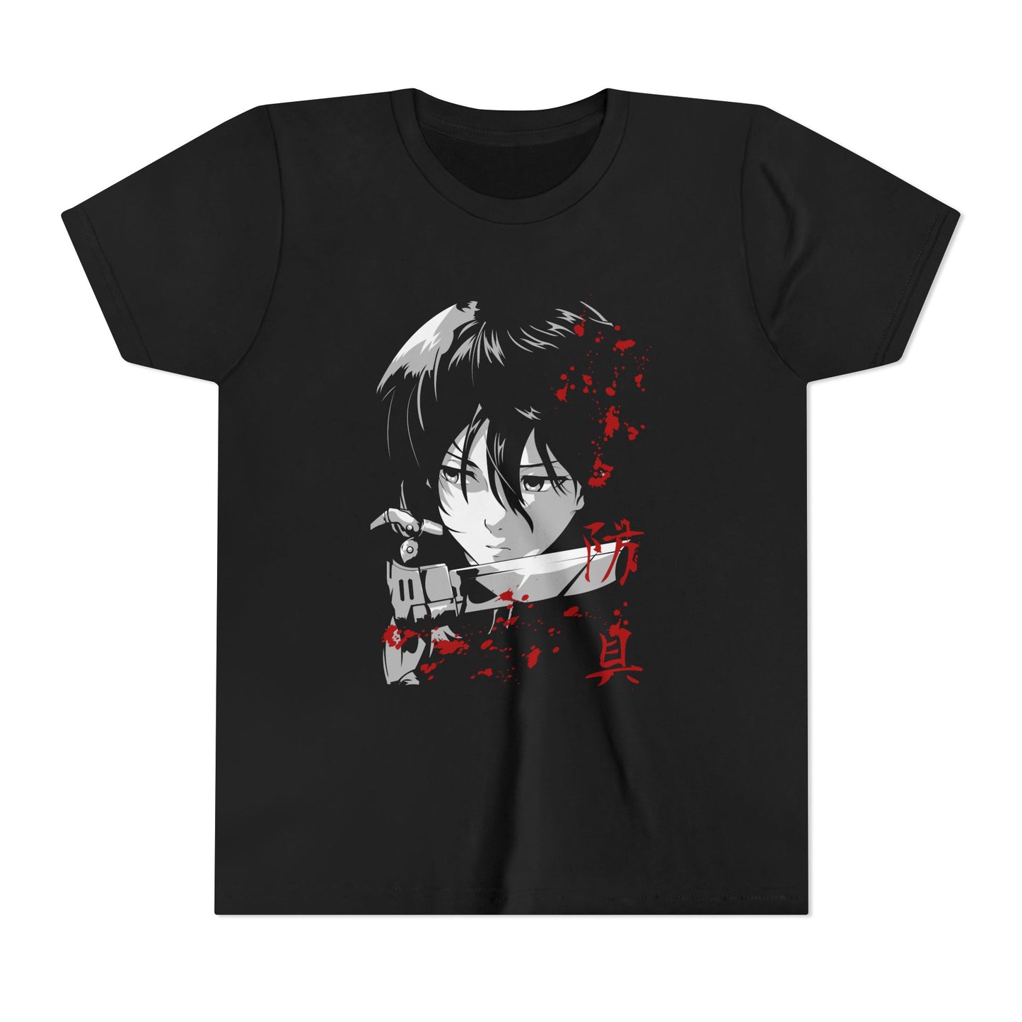 Anime Youth Short Sleeve Tee for Kids – Cool & Edgy Anime T-Shirt