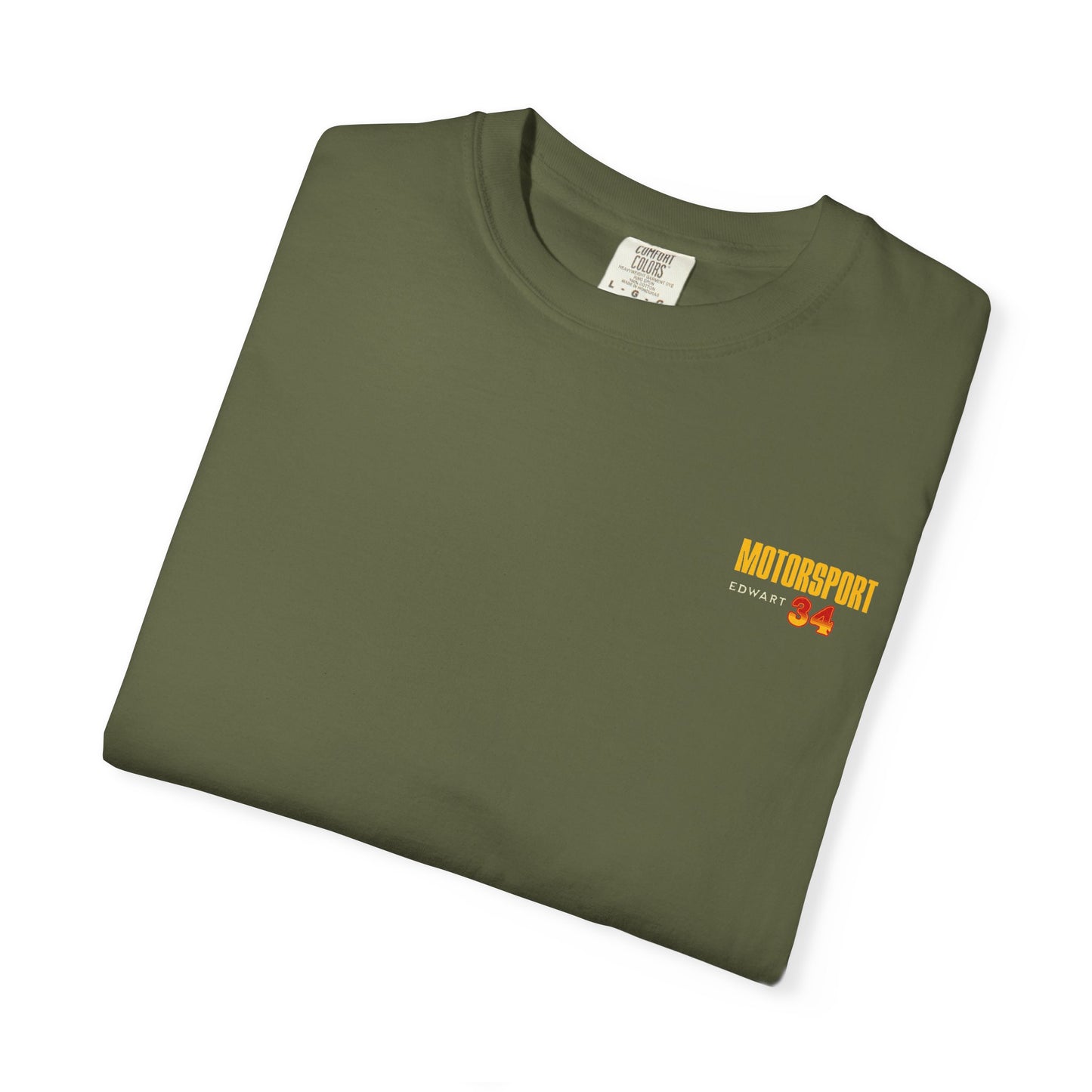 Motorsport Racer Men's Garment-Dyed T-Shirt - Vintage Racing Design