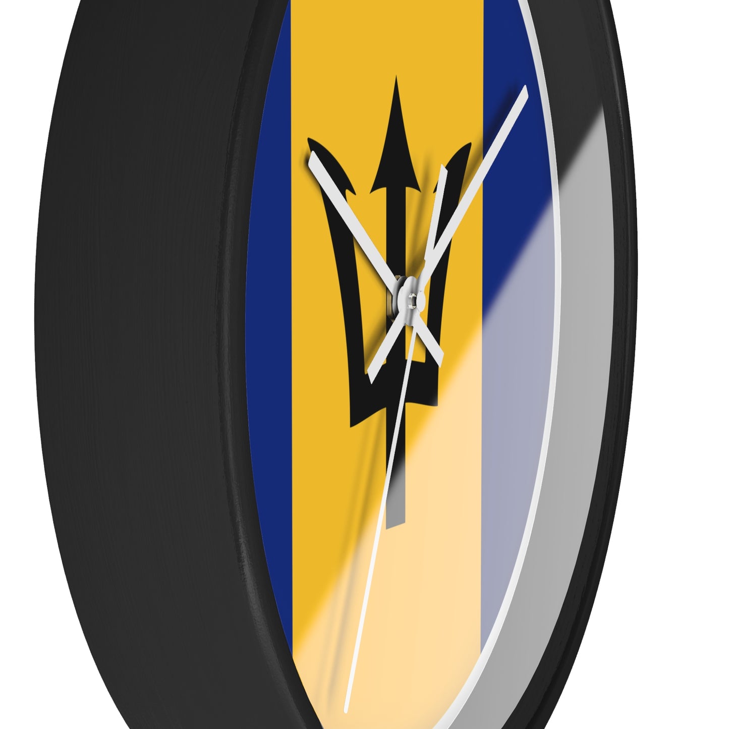 Barbados Flag Wall Clock - Perfect for Island Lovers and Home Decor