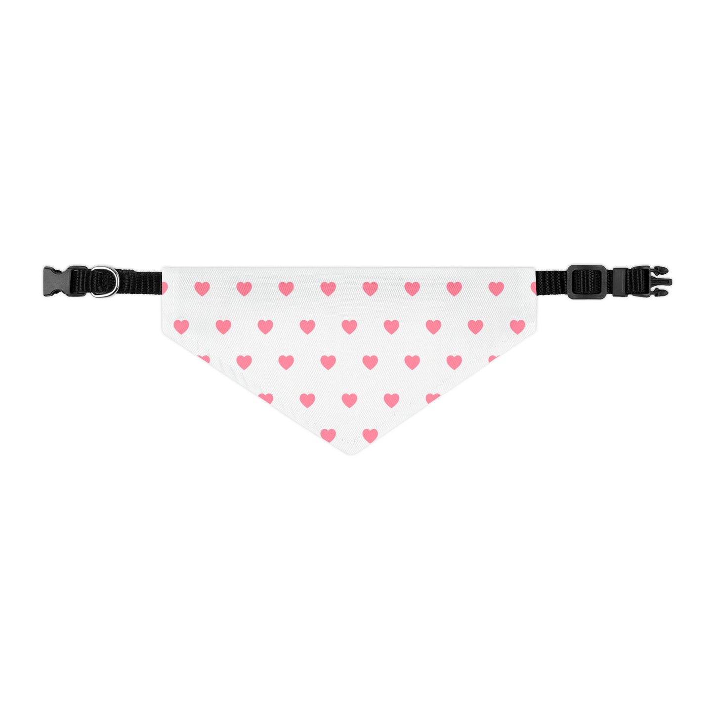 Love Heart Pattern Pet Bandana Collar for Dogs