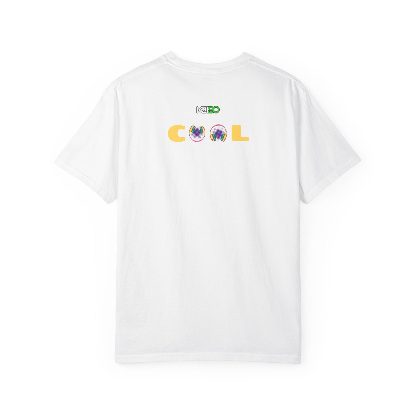 Cool Vibes Unisex Garment-Dyed T-Shirt with Headphones Graphic