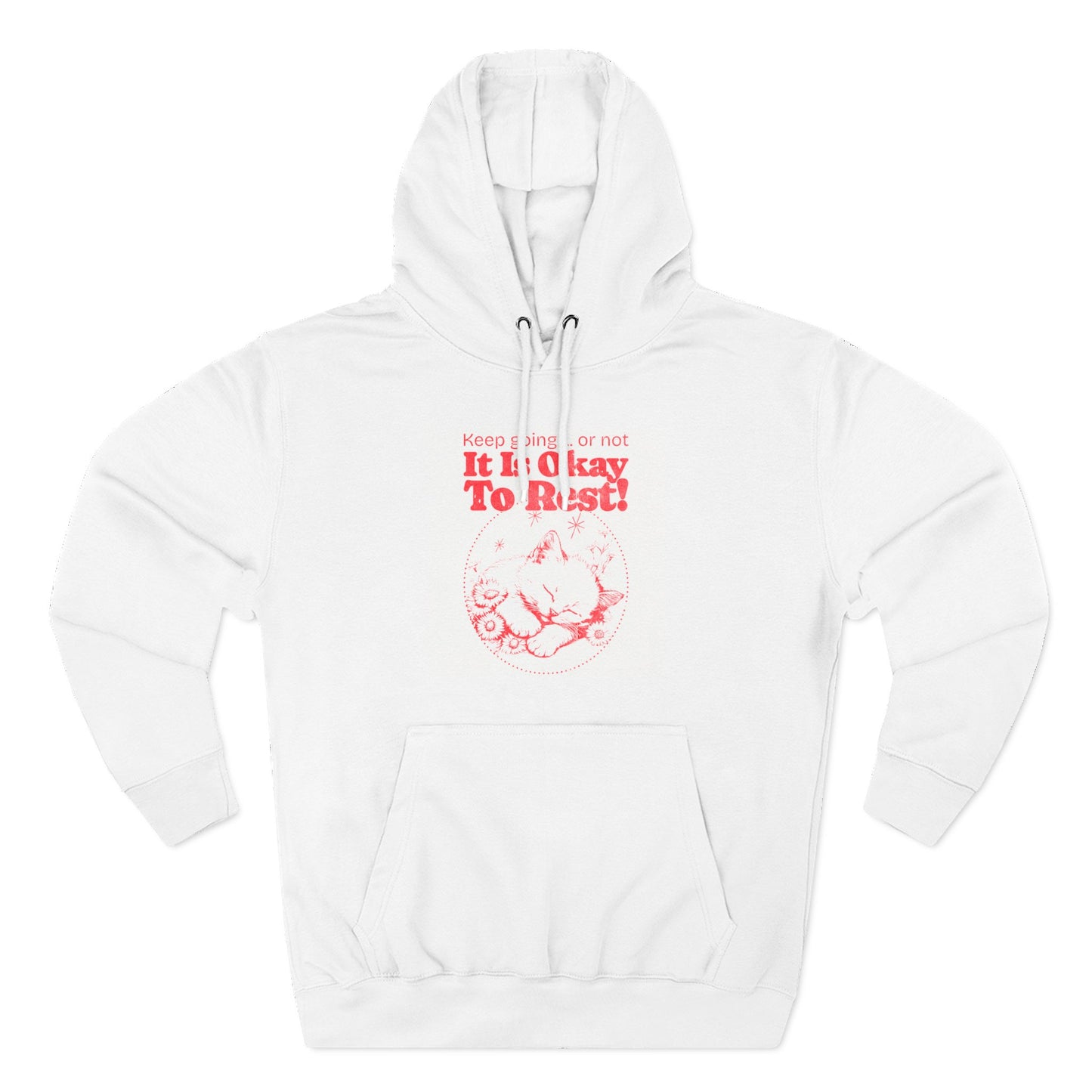 Keep Singing Fleece Women's Hoodie - It's Okay To Rest