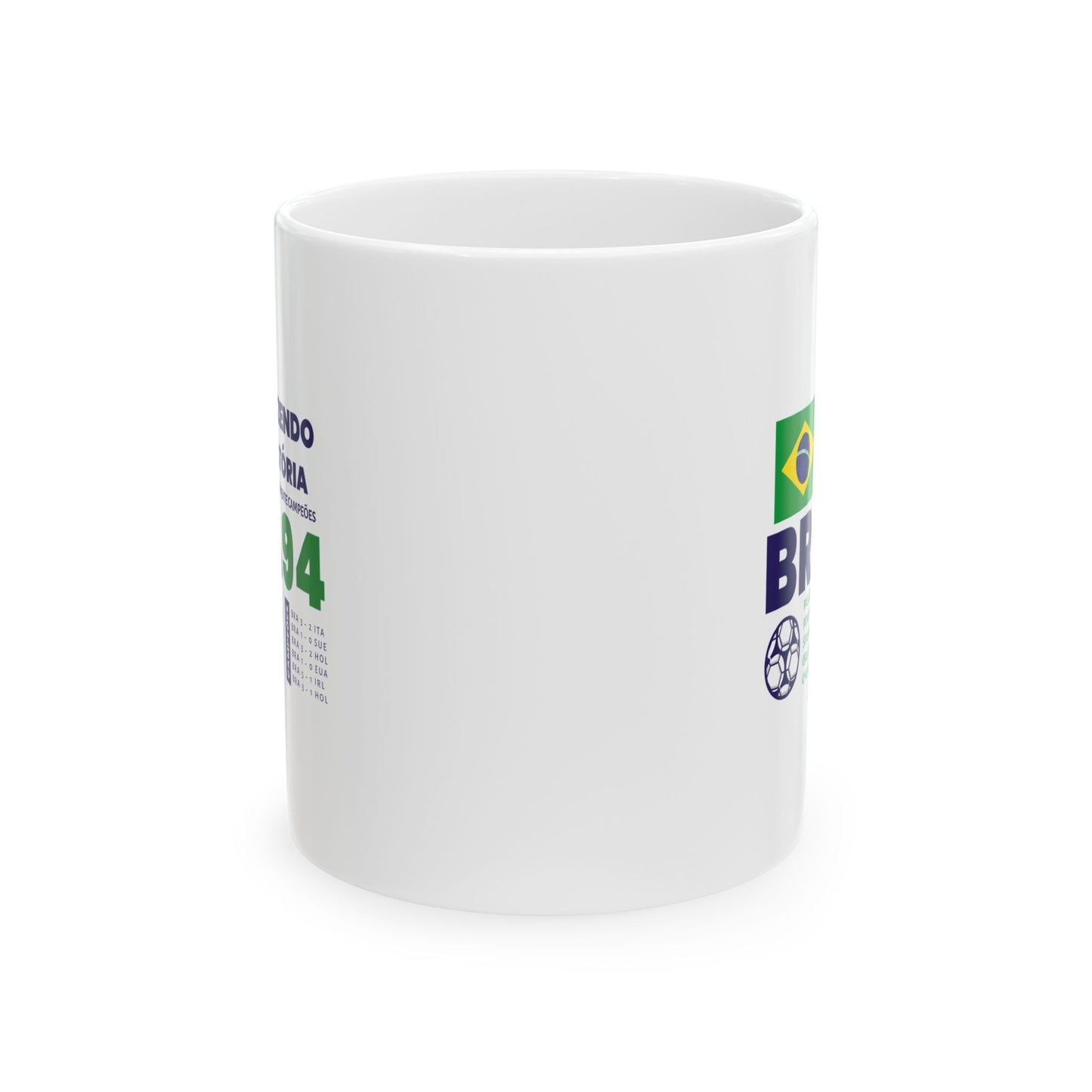 Brazil '94 Soccer Fans Ceramic Coffee Tea Mug 11oz