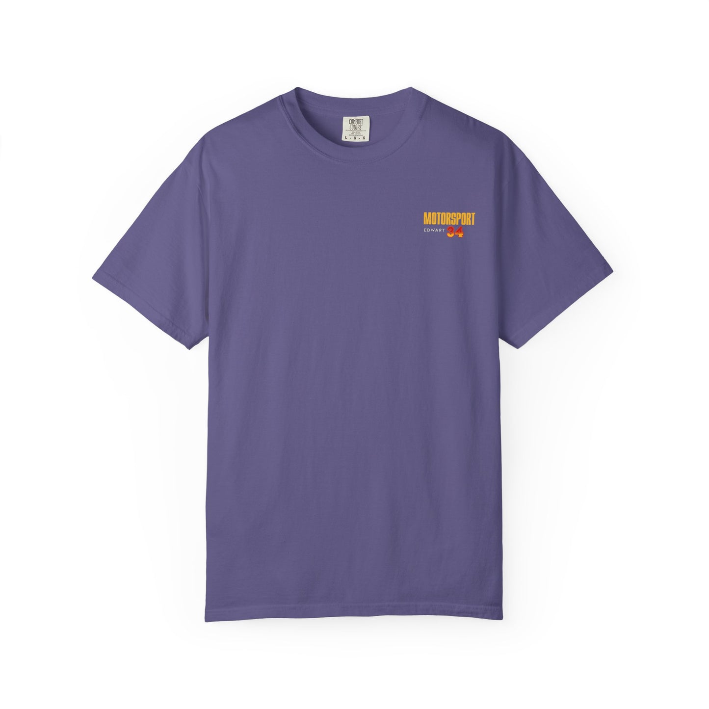 Motorsport Racer Men's Garment-Dyed T-Shirt - Vintage Racing Design