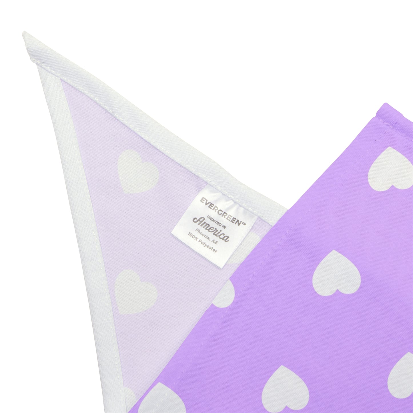Love Heart Pattern Pet Bandana - Cute Puppy Accessory