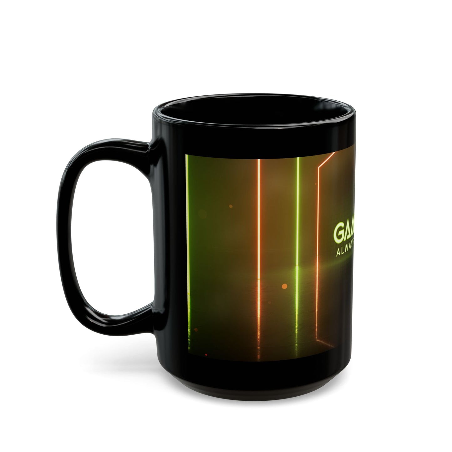 Game Hub Black Coffee Mug 11oz & 15oz – Perfect for Gaming Enthusiasts
