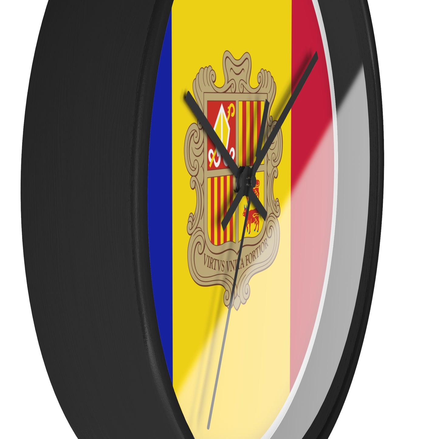 Andorra Flag Wall Clock - Vibrant Home Decor for National Pride & Celebrations