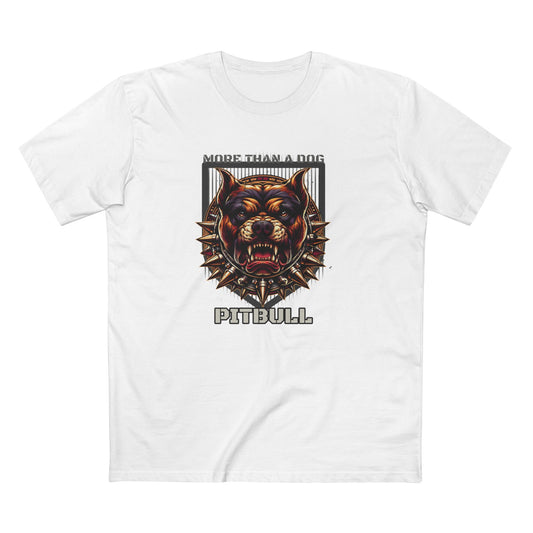Pitbull Graphic Men's T-shirt - Unique Pitbull 'More Than A Dog'