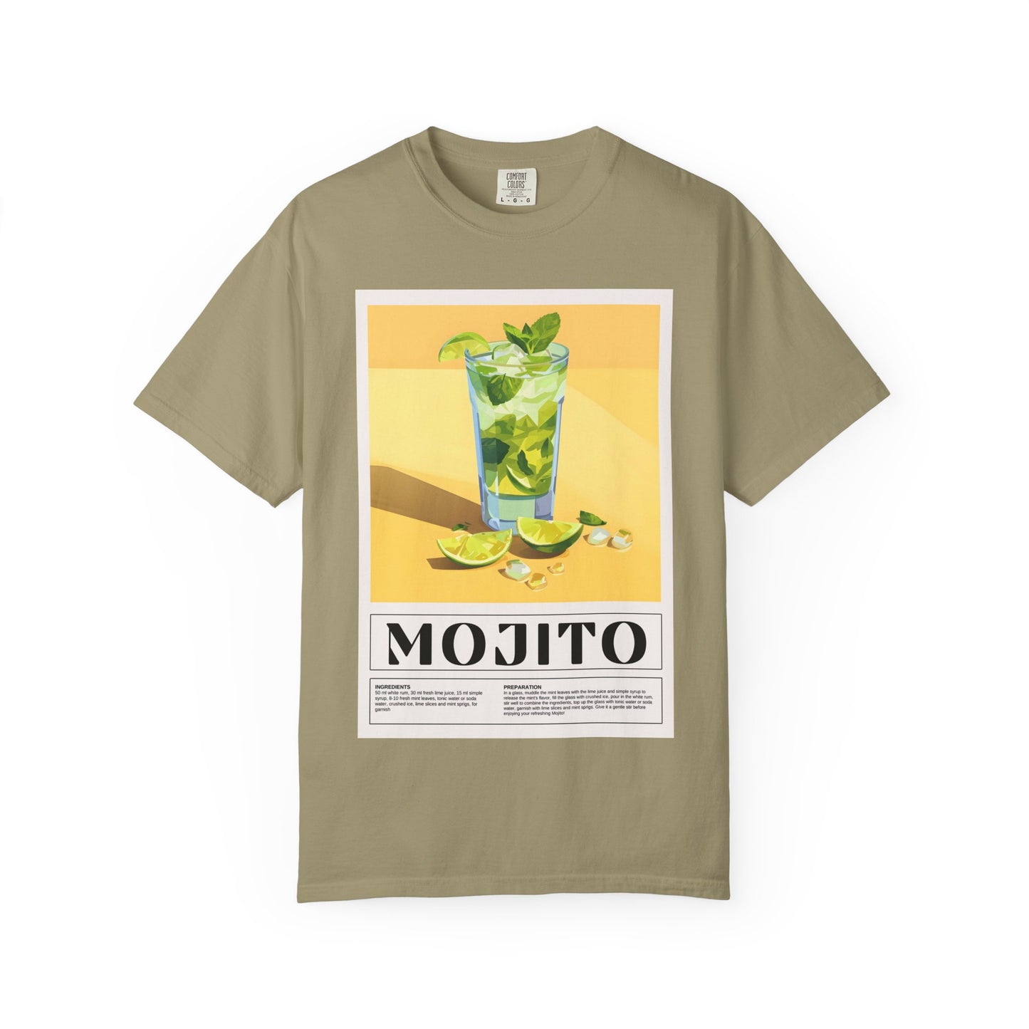 Mens Mojito Vibes Cocktail Tee