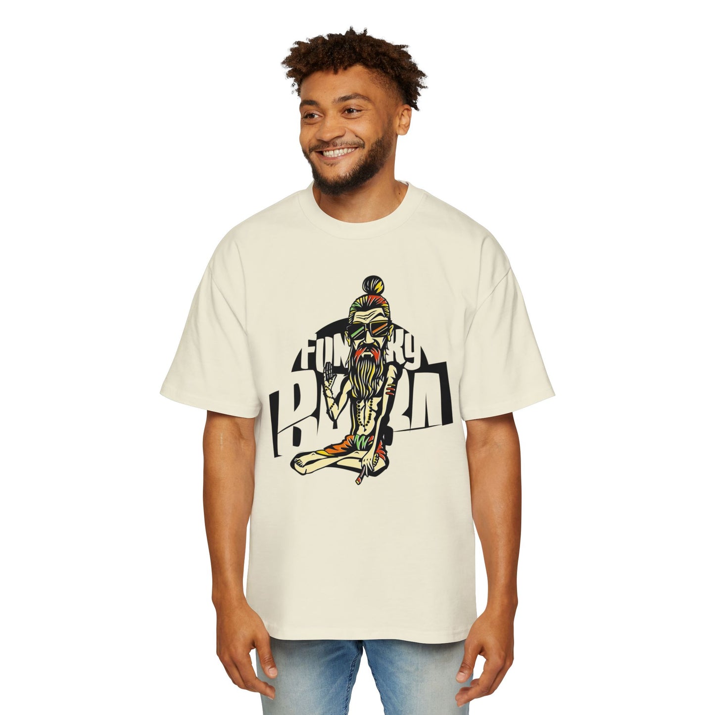 Men's Oversized Tee - Fun Graphic Tees for Casual Outings