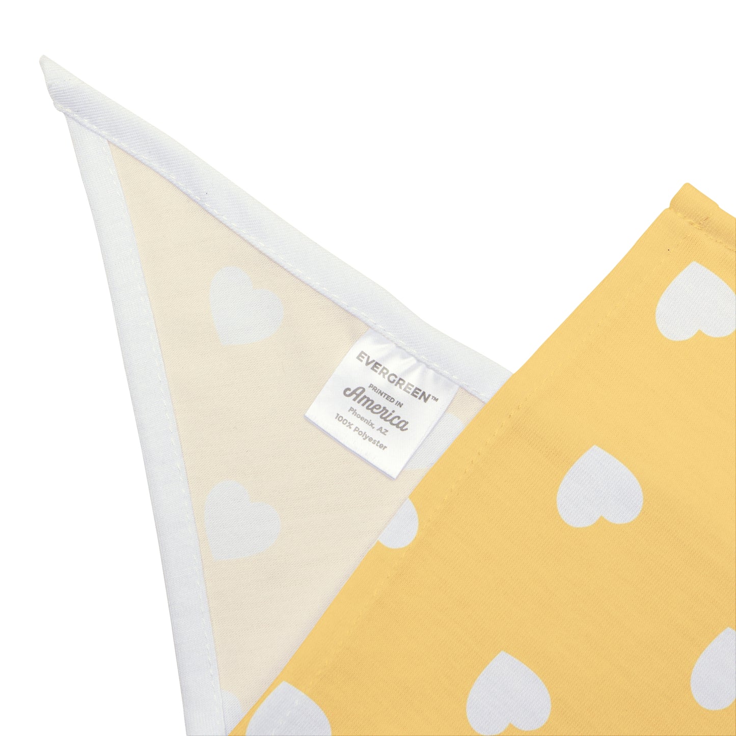 Love Heart Pattern Pet Bandana - Cute Puppy Accessory