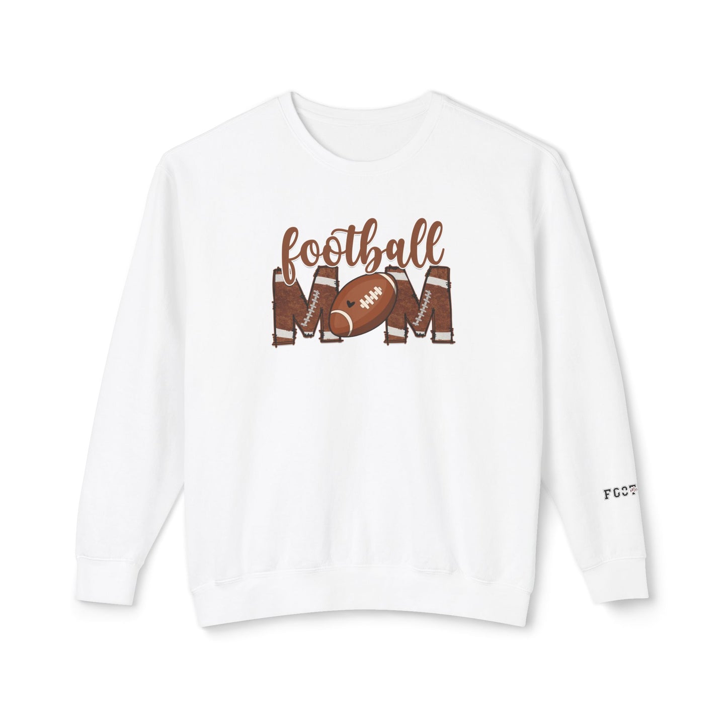 Women's Lightweight Sweatshirt Football Mom – Perfect for American Football Moms