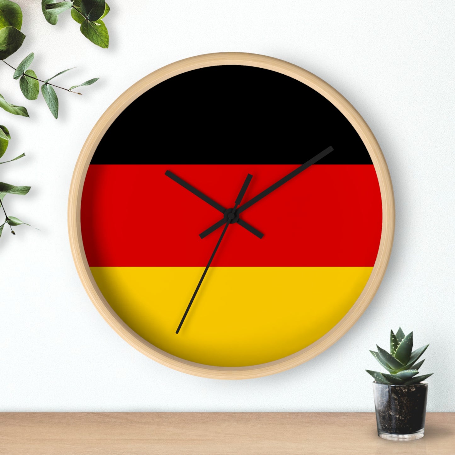 German Flag Wall Clock - Unique Timepiece for Home Decor