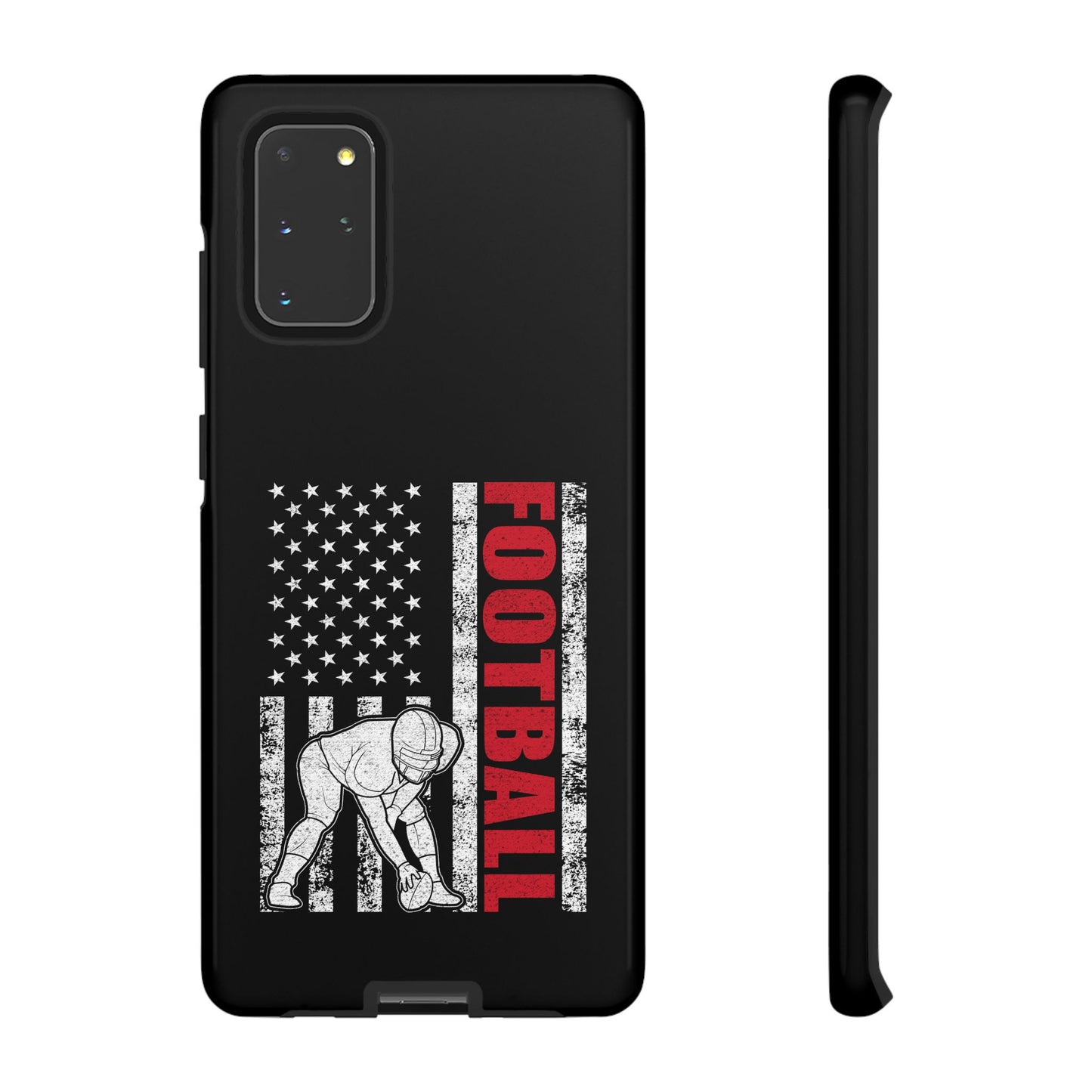 Football American Flag Phone Case - Tough Cases for Fans