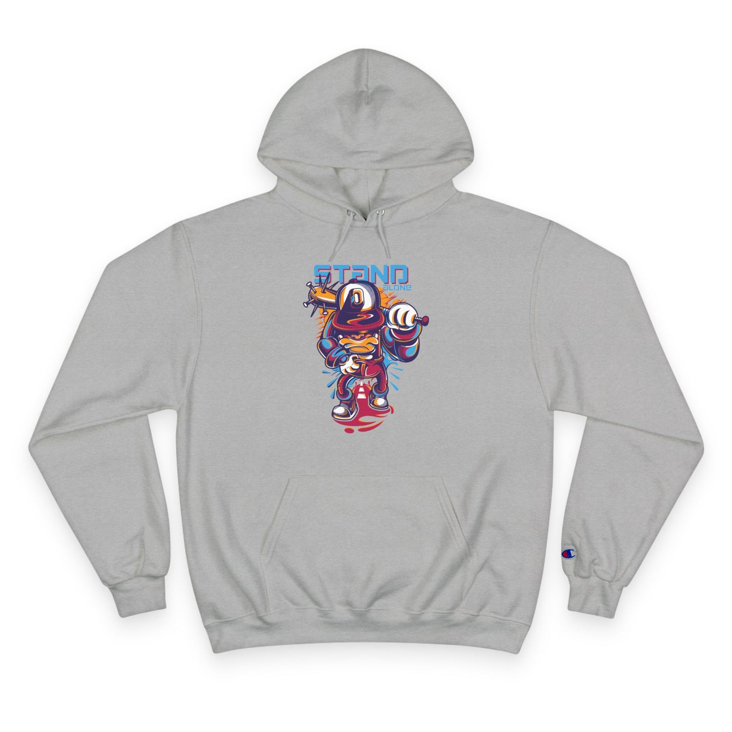 Stand Out Champion Hoodie - Trendy Graphic Sweatshirt