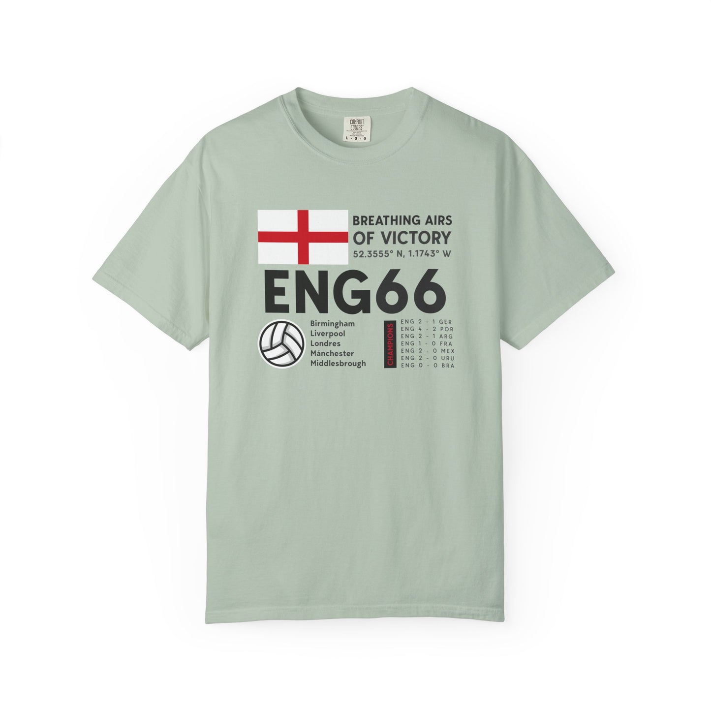 Unisex T-Shirt ENGLAND '66 Breathing Airs of Victory