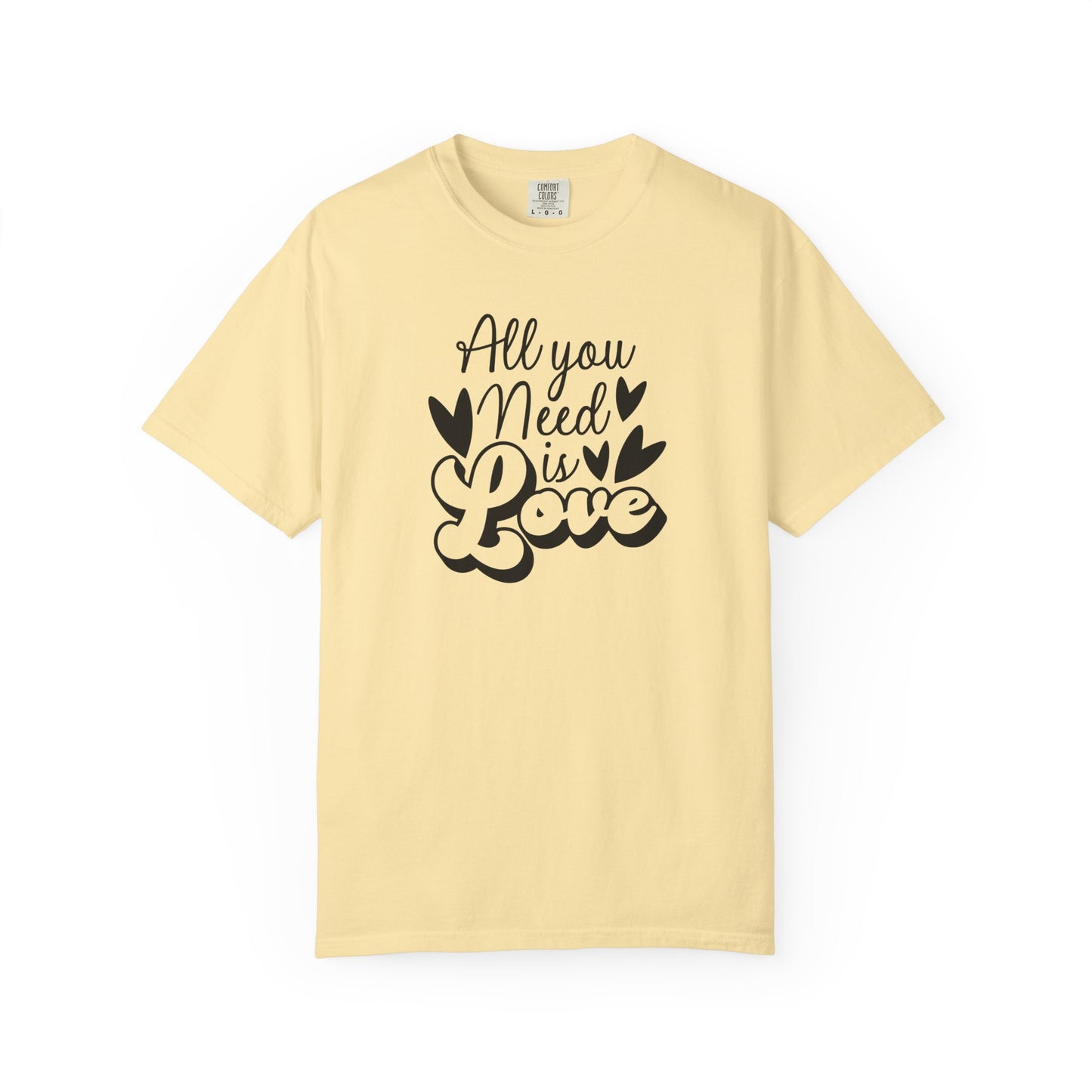 Women Graphic T-Shirt All You Need Is Love for Valentine's Day