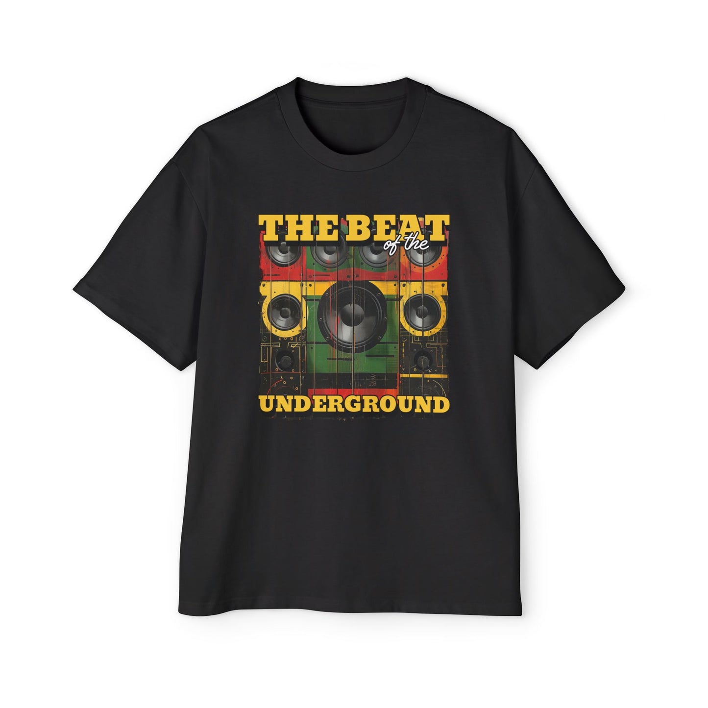 Men's Music Graphic Heavy Oversized T-shirt