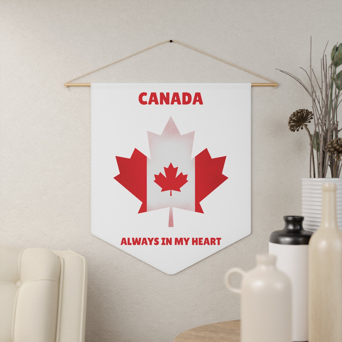Canada Pennant Wall Decor Perfect for Canadian Pride and Celebrations