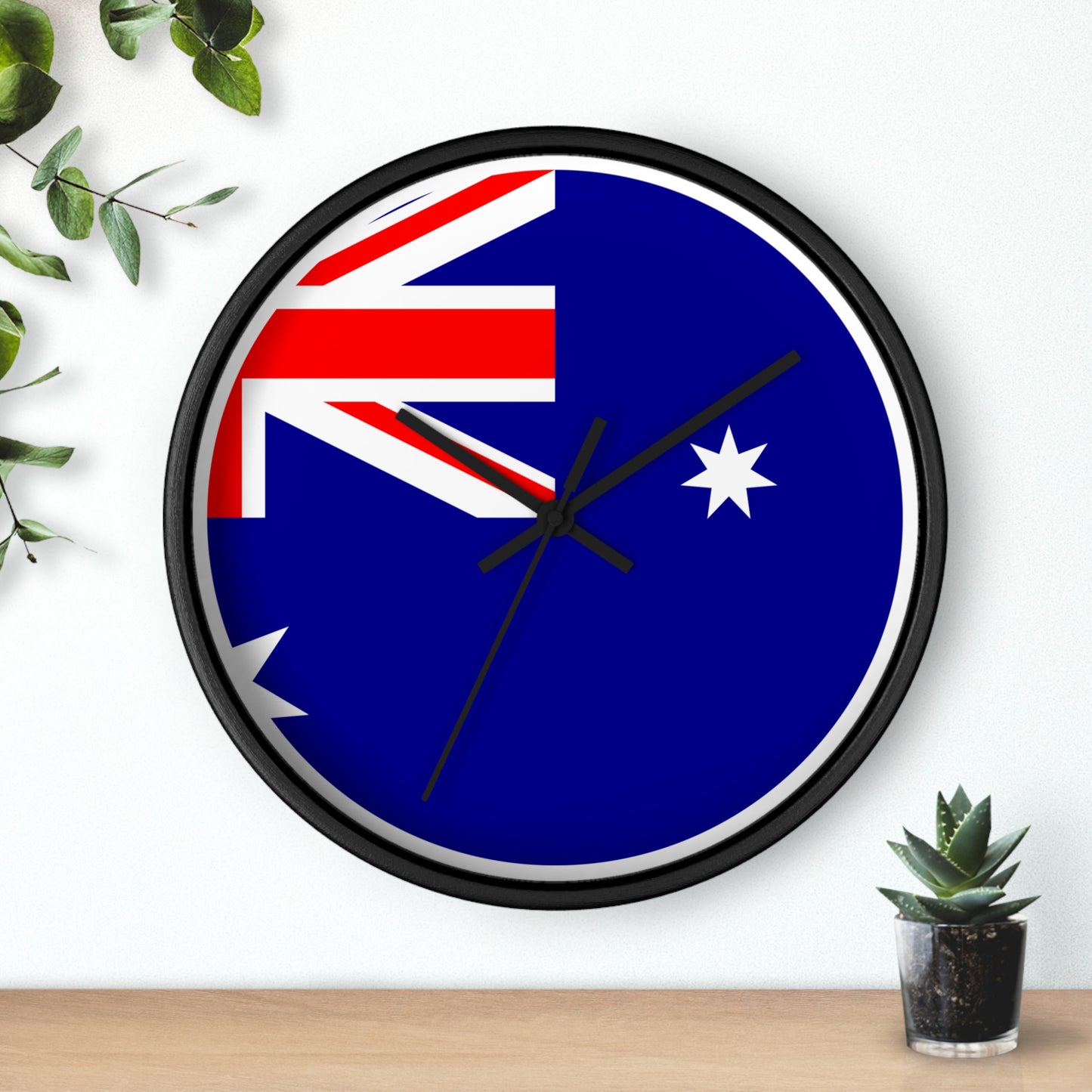Australia Flag Wall Clock – Stylish Home Decor for Aussie Pride