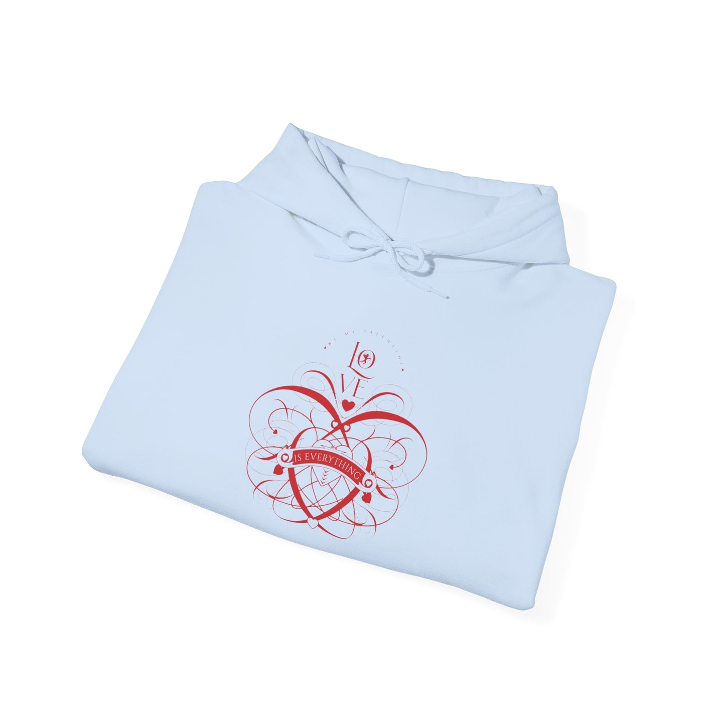 Women Valentine Vibes Hooded - "Love is Everything" Valentine's Day Vibes