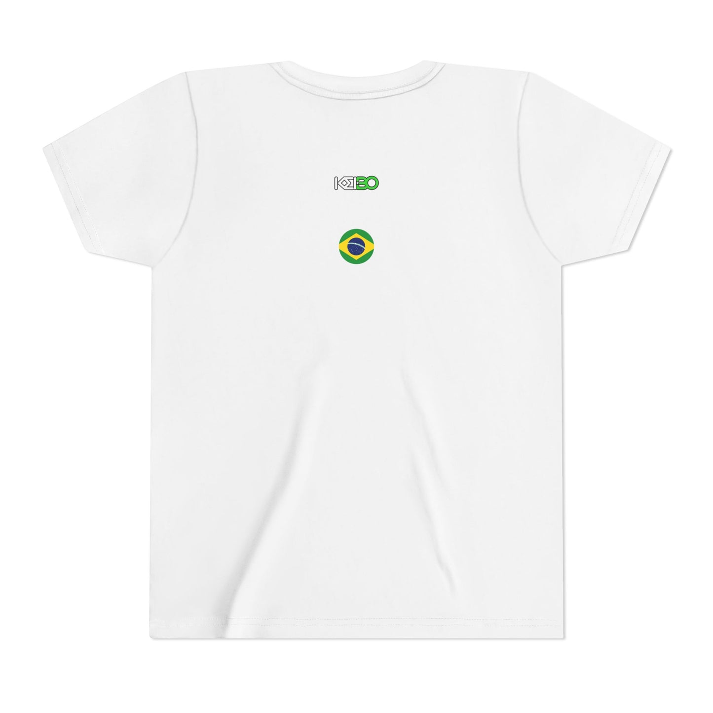 Brazilian Kids' Fun Broccoli Soccer Tee - "Taste the Green" for Active Kids