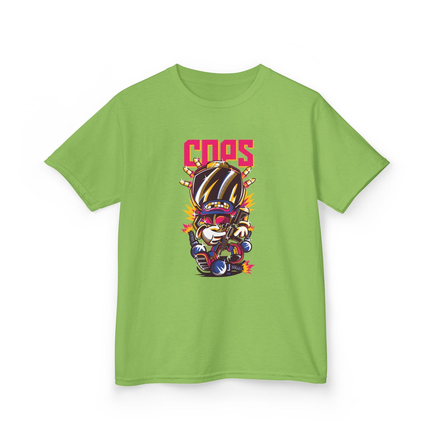 Cool Kids Graphic Tee Fun Cartoony Design for Little Adventurers