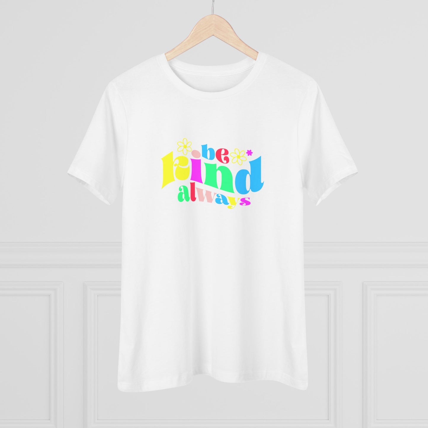 Inspirational Women's Cotton T-shirt - 'Be Kind Always'