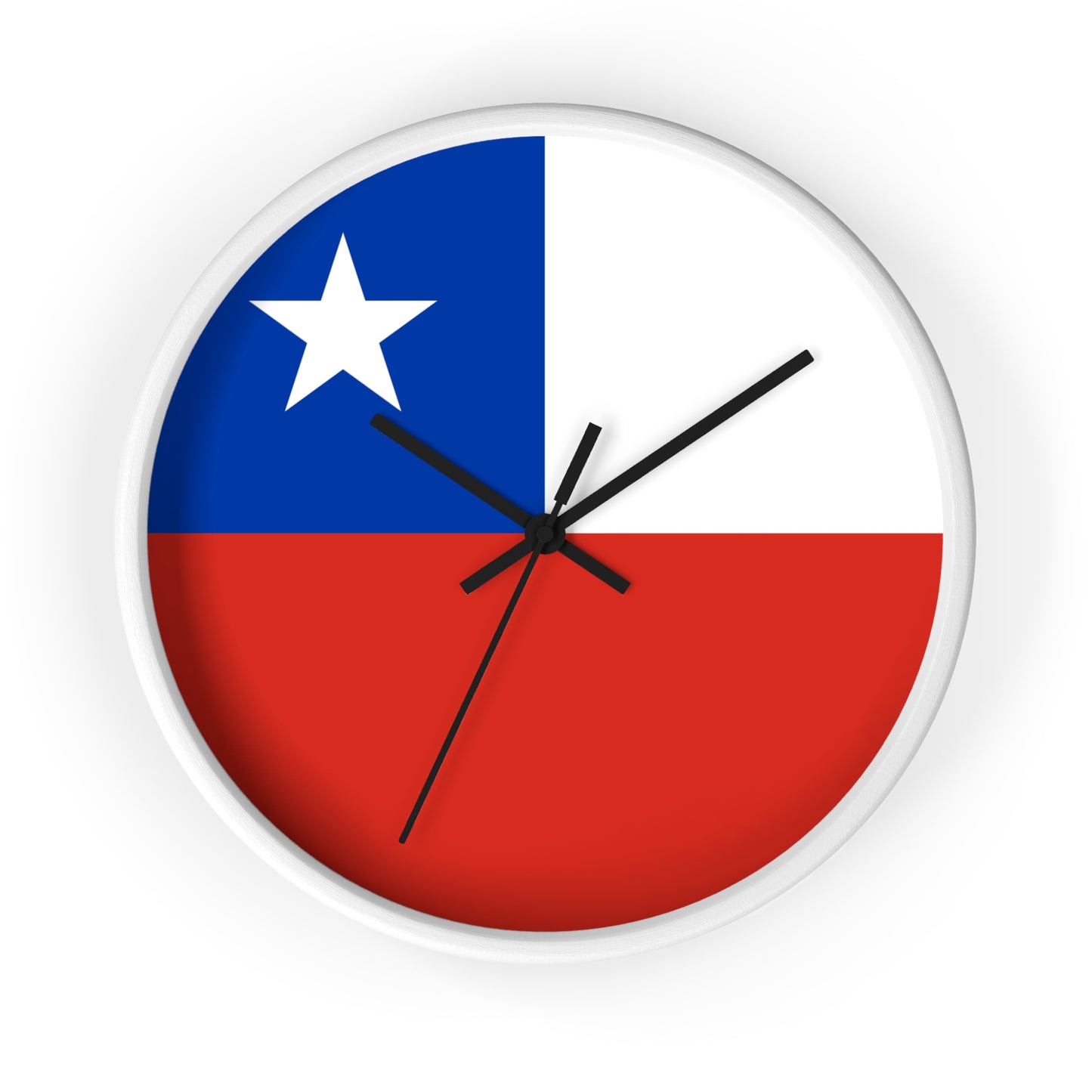 Chilean Flag Wall Clock - Stylish Timepiece for Home Decor - Perfect Gift