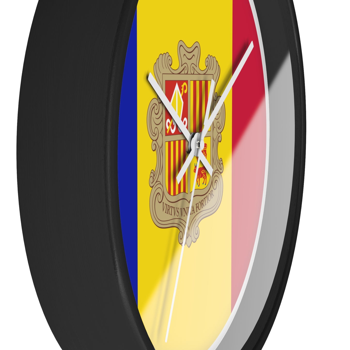 Andorra Flag Wall Clock - Vibrant Home Decor for National Pride & Celebrations