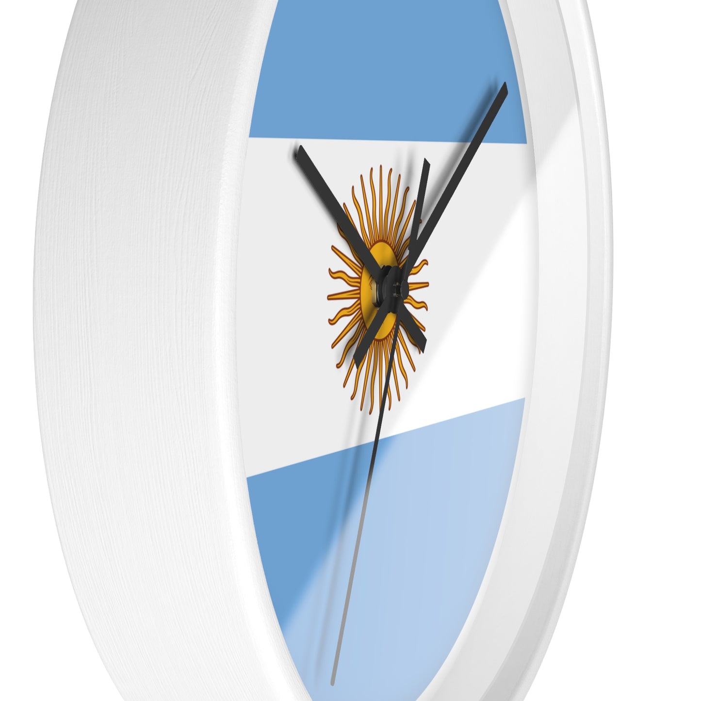 Argentina Flag Wall Clock - Stylish Timepiece for Home Décor