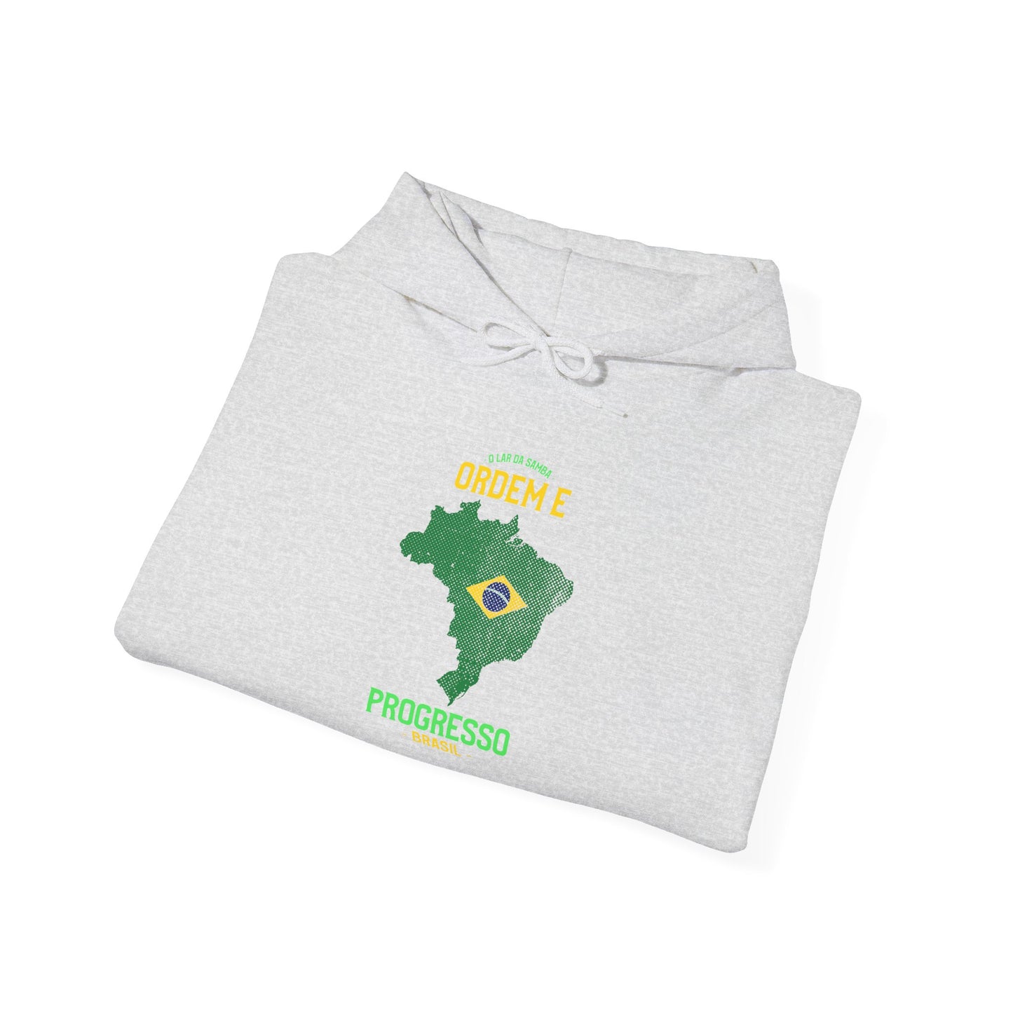 Unisex Hooded Sweatshirt Brazil Inspired 'Ordem e Progresso'