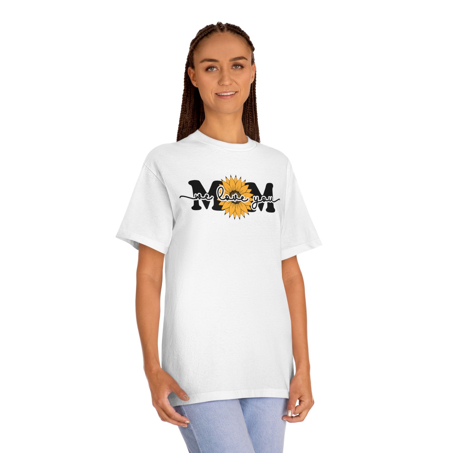 Women's Classic Tee Sunflower Mom - Perfect Gift for Mother's Day