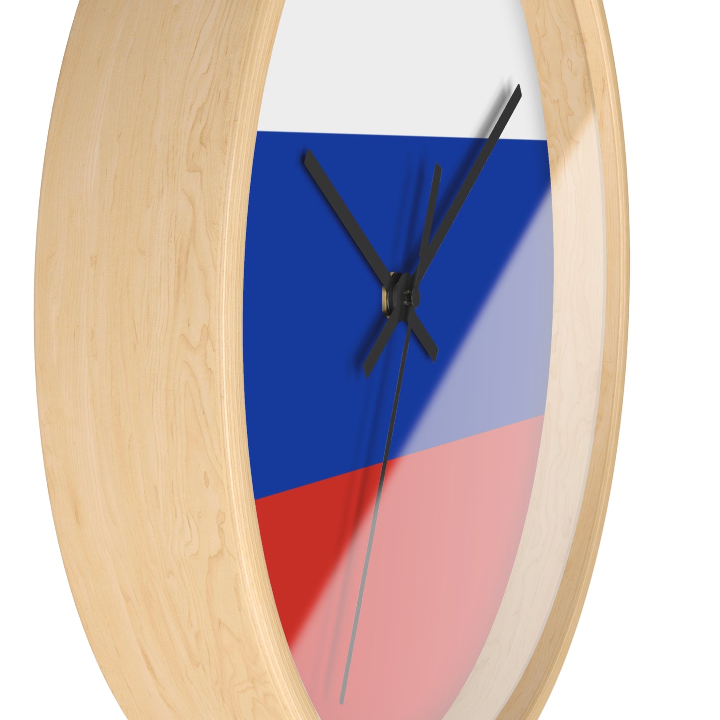 Russian Flag Wall Clock - Modern Decorative Timepiece for Home or Office
