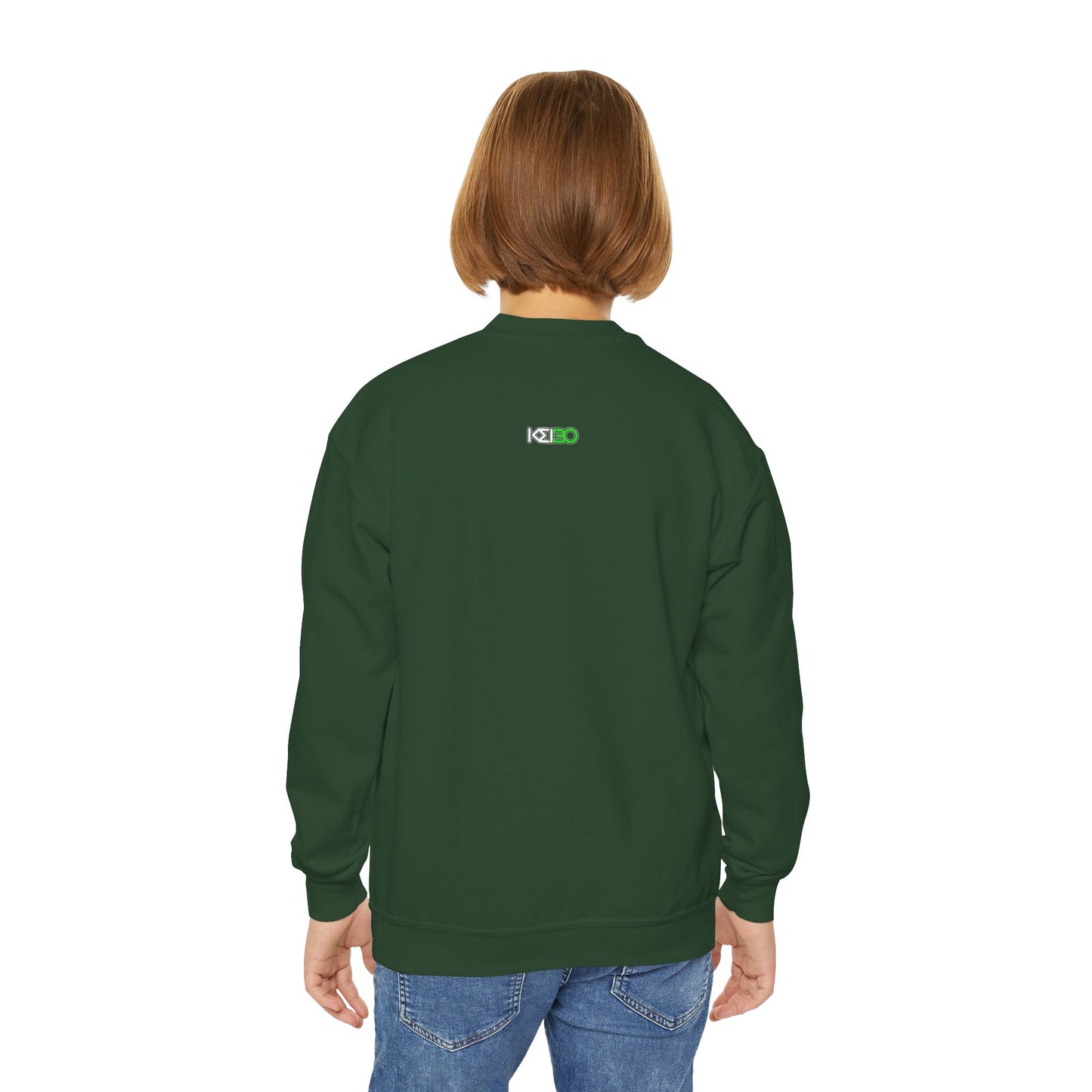 Youth Crewneck Sweatshirt - Be a Hero Graphic for Kids