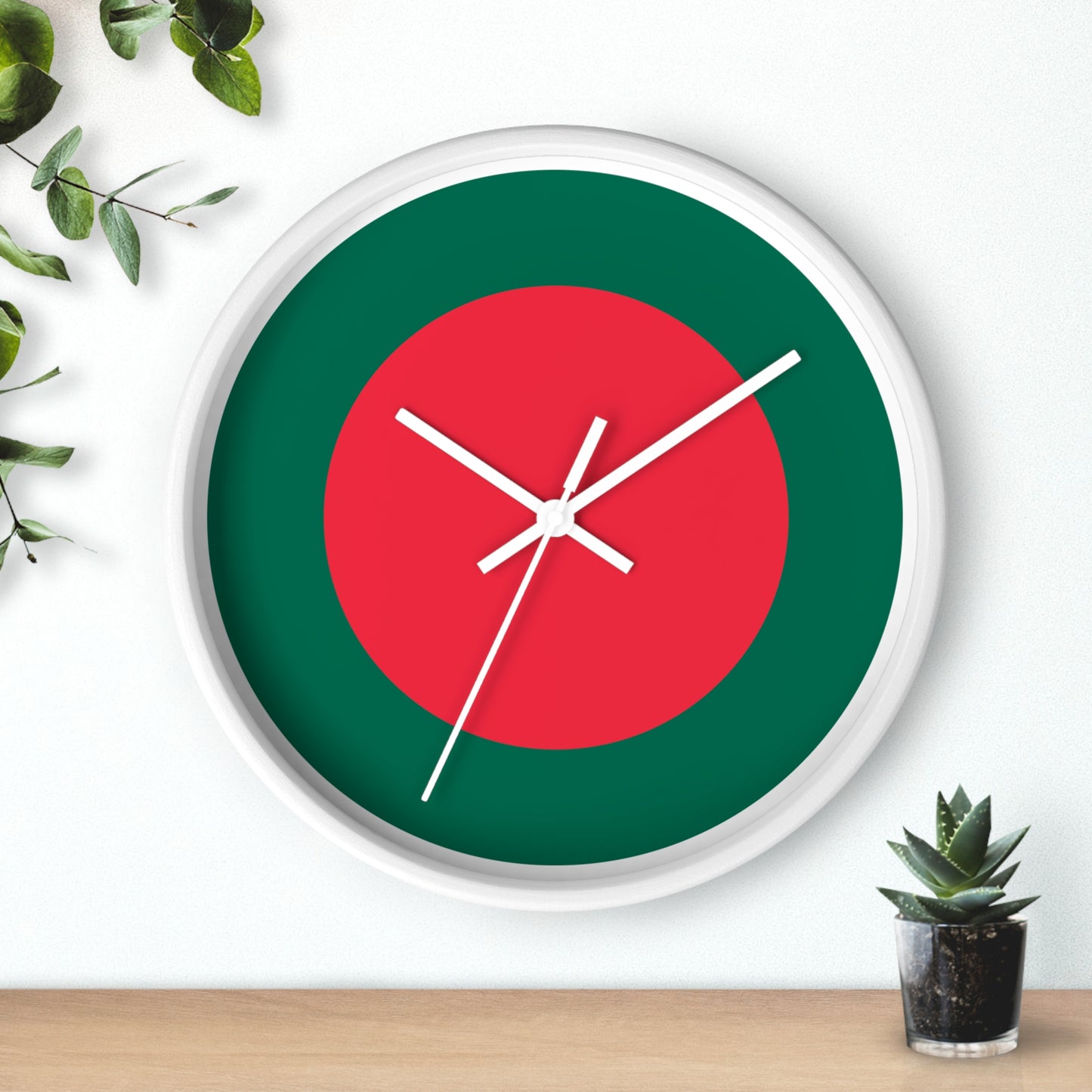 Bangladesh Flag Wall Clock - Perfect for Home Decor and Gifts