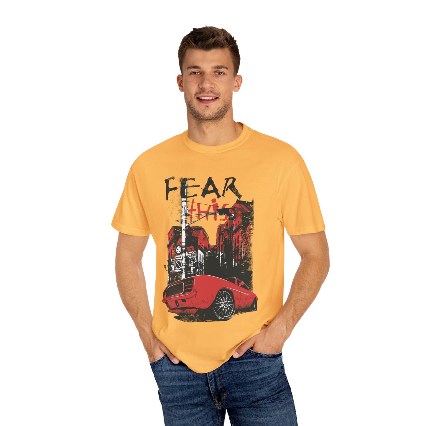Vintage Car Graphic "Fear This" Unisex T-Shirt - Automotive Vibe for Car Lovers
