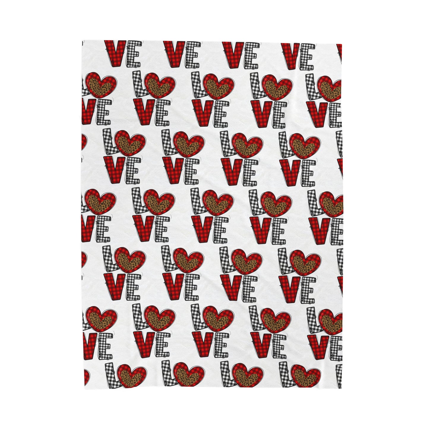 Valentine Love Plush Blanket for Comfort & Gifting