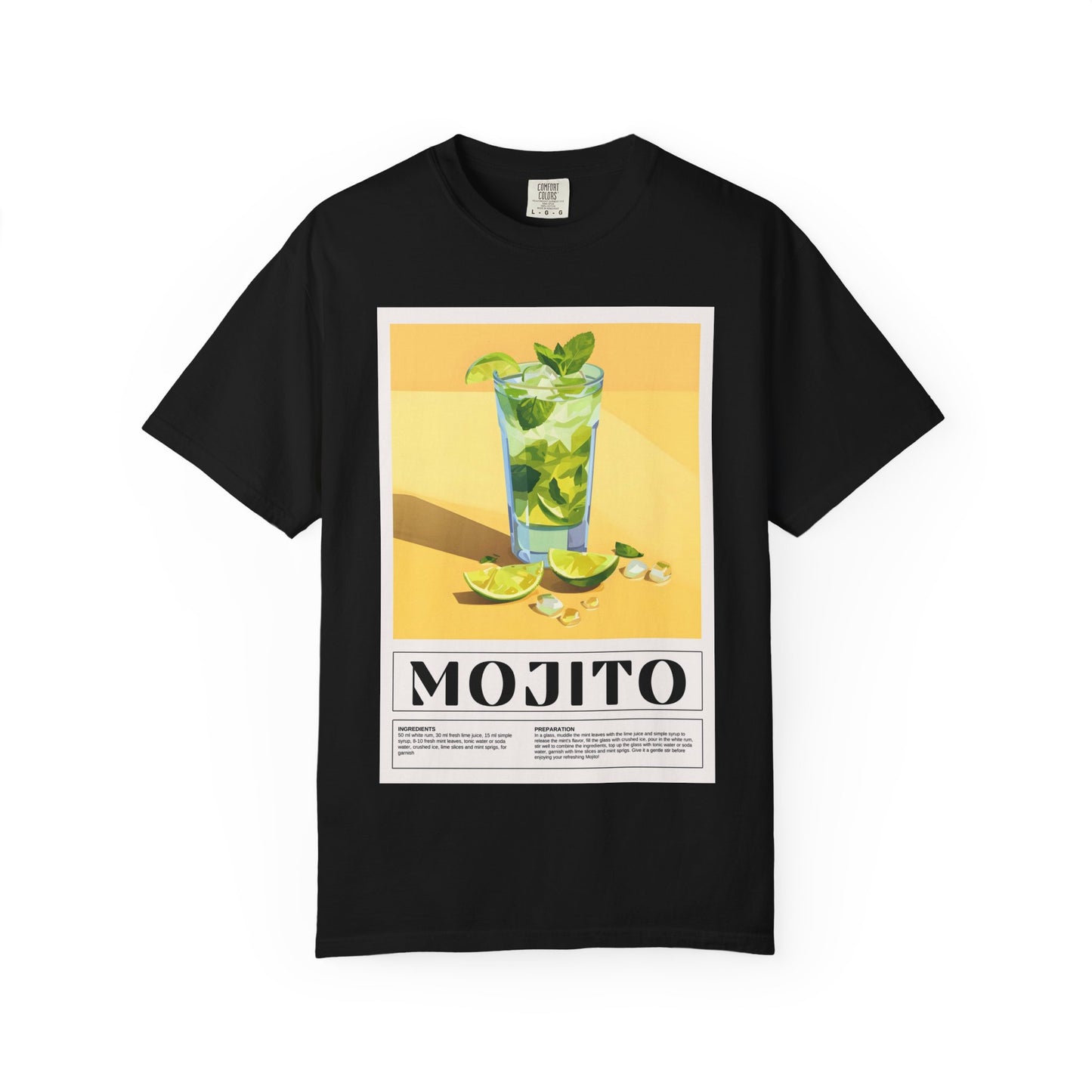 Mens Mojito Vibes Cocktail Tee