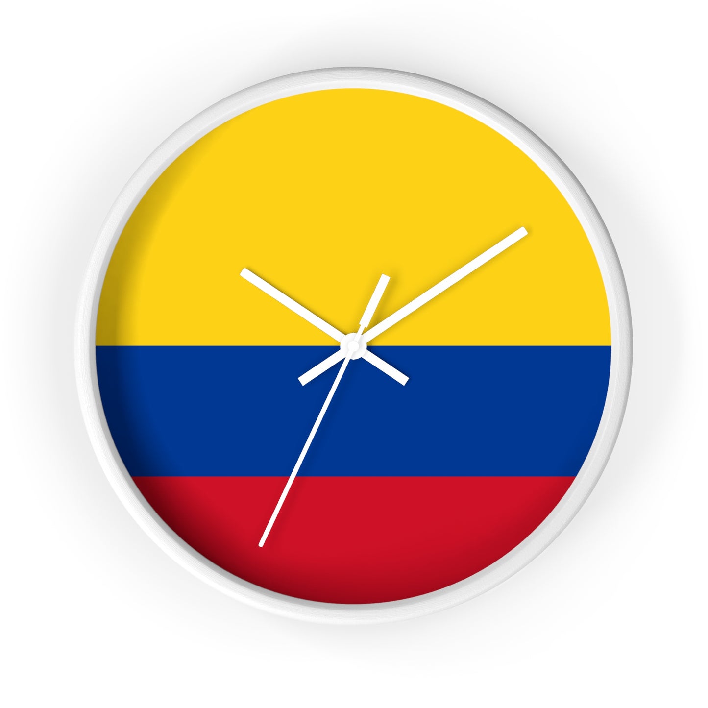 Colombian Flag Wall Clock - Vibrant Home Decoration for Proud Colombians